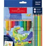 Faber-Castell: Dinosaurier Grip Buntstift-Set 18+6 Stück Packung