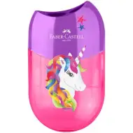Faber-Castell: Einhorn-Spitzer – 2-loch, mit Behälter