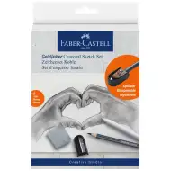 Faber-Castell: Goldfaber Zeichenkohle Skizzen-Set, 8-teilig