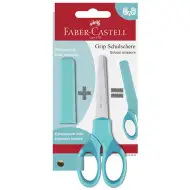 Faber-Castell: Grip Schulschere in Türkis mit Klingenschutz