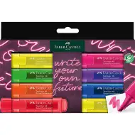 Faber-Castell: Textmarker 1546 8er-Set mit Neonfarben
