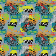 Forever Extreme Motorrad-Geschenkpapier 100x70 cm