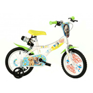 Furry Fun Kinderfahrrad mit Hunde- und Katzenmotiven, Größe 14 – Dino Bikes