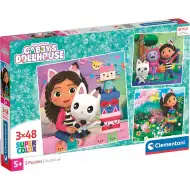 Gabis Puppenhaus 3x48 Teile Supercolor Puzzle - Clementoni