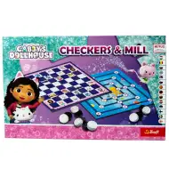 Gabis Puppenhaus Dame und Mühle Gesellschaftsspiel – Trefl