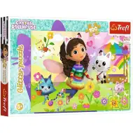Gabis Puppenhaus Glitzerndes Abenteuer 100-teiliges Glitzerpuzzle – Trefl