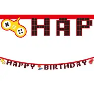 Gamer-Motiv-Party-Banner 200cm