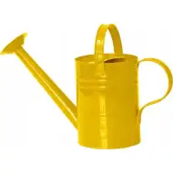 Gelbe Retro-Metall-Gießkanne - Woodyland