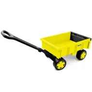Gelber Handwagen mit 60 kg Tragkraft - Wader