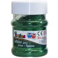 Glitzer in Grün 113g