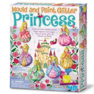 Glitzernde Prinzessin – kreatives Bastelspiel zur Herstellung von Gips-Kühlschrankmagneten