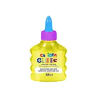 Glitzernder flüssiger Neon-Gelber Kleber 88ml - Carioca