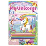 Glitzerndes Einhorn Sandbild Bastelset