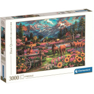 HQC Reiter im freien Galopp 3000-teiliges Puzzle - Clementoni