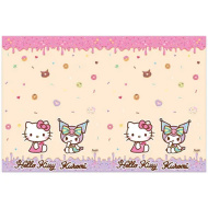 Hello Kitty und Kuromi Kunststoff-Tischdecke 120 x 180 cm