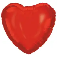 Herzförmiger Folienballon – rot 46cm