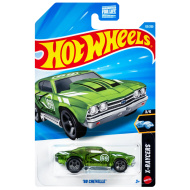 Hot Wheels: 69 Chevelle grünes Modellauto 1/64 - Mattel