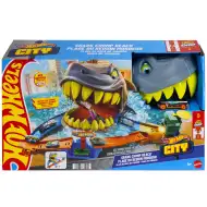 Hot Wheels: Haiangriff Rennbahn-Set mit Auto - Mattel