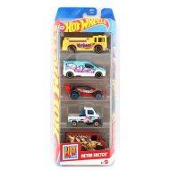 Hot Wheels Metro Sketch 5-teiliges Miniaturauto-Set 1:64 – Mattel