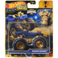 Hot Wheels Monster Trucks: Rodger Dodger Champion-Monstertruck mit Pokal 1/64 - Mattel