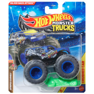 Hot Wheels Monster Trucks: Silver Back Attack Monster-Truck im Maßstab 1:64 - Mattel