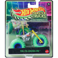 Hot Wheels Monster Trucks: Try-To-Crush-Me – im Dunkeln leuchtendes Spielzeugauto im Maßstab 1:64 – Mattel