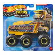 Hot Wheels Monster Trucks: Wreckstruction sechsrädriger Abschleppwagen-Spielzeugauto 1/64 - Mattel