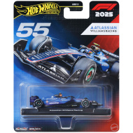 Hot Wheels Premium: Atlassian Williams Racing F1 Team #55 Formel-1-Modellauto 1:64 - Mattel