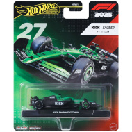 Hot Wheels Premium: KICK Sauber F1 Team Nr. 27 Formel-1-Modellauto 1:64 - Mattel