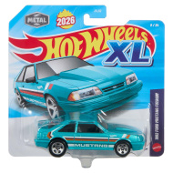 Hot Wheels XL: 1992 Ford Mustang Foxbody Modellauto im Maßstab 1:43 – Mattel