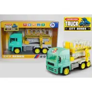 Hubarbeitsbühnen-LKW Modell mit Licht 37cm