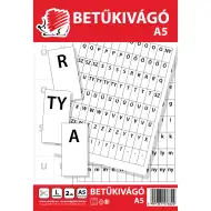 ICO: Igel-Buchstabenausstecher im A5-Format, 2 Blätter