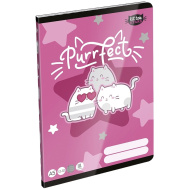 ICO: LizzySuli Kittok Stars Purrfect liniertes Schulheft für die 3. Klasse A5 12-32