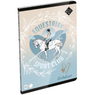 ICO: LizzySuli Wild Beauty Sport Club Hausaufgabenheft A5, 40 Blatt