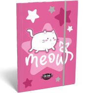 ICO: Lizzysuli Kittok Stars Gummimappe A4 mit Katzenmotiv