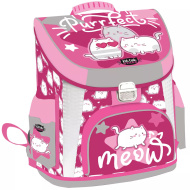 ICO: Lizzysuli Kittok Stars mit Katzenmotiv ergonomischer Schulranzen, Rucksack 39x35x24 cm