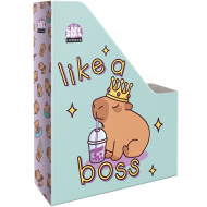 ICO: Lizzysuli Lollipop Capybara – Karton-Dokumentenmappe mit Capybara-Motiv, A4
