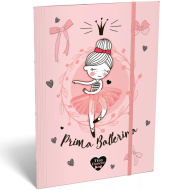 ICO: Lizzysuli Tiny Dancer Ballerina Gummibandmappe A4