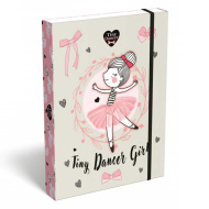 ICO: Lizzysuli Tiny Dancer Lovely Ballerina gemusterte Heftbox A5