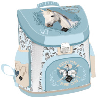 ICO: Lizzysuli Wild Beauty Sport Club ergonomischer Schulranzen/Rucksack mit Pferdemotiv, 39x35x24 cm