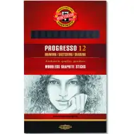 ICO: Progresso Graphitstift 8911/HB 12 Stück Koh-I-Noor