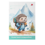 ICO: Süni Kindergarten‑Mitteilungs‑ und Notizheft, Igel‑Motiv, A5, 32 Blatt