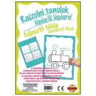 Ich lerne zeichnen mit einem Jungen-Entwicklungstafel.