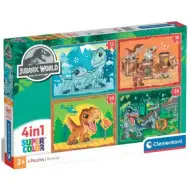 Jurassic World 4-in-1 12-16-20-24-teiliges Puzzle - Clementoni