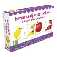 Lerne die Farben mit einem Zuordnungsspiel kennen.