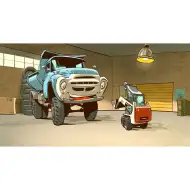 Listiger Bobcat und Bagger-Mark (Garage-Gang) Diafilm