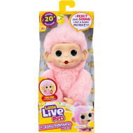 Little Live Pets: Mini Maki Luna Lemon interaktives pinkes Äffchen
