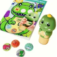 Luna: Dinosaurier-Sticker-Set mit 100 Stück und Dino-Stempel