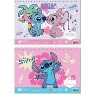 Luna: Disney Stitch – kreatives Skizzenbuch zum Ausmalen mit Aufklebern und Schablone in mehreren Varianten