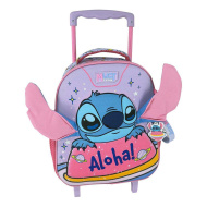 Luna: Disney Stitch Aloha, rollbarer Kindergarten-Rucksack mit 2 Fächern, 27 x 10 x 31 cm